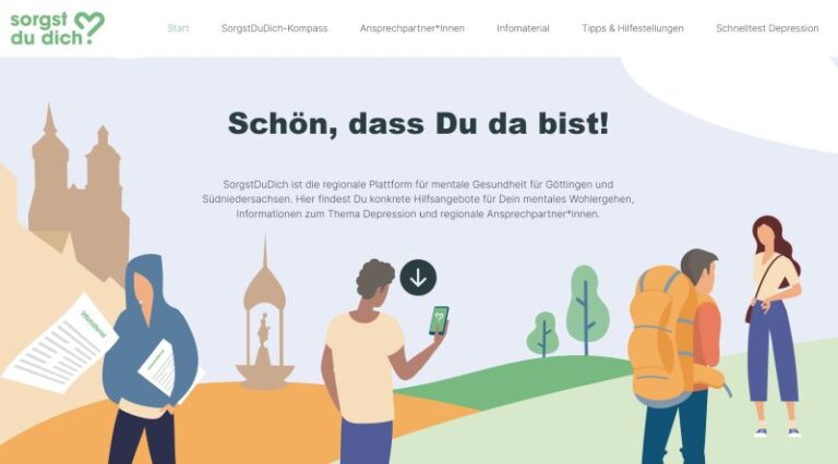 “SorgstDuDich?”: Innovative Online-Plattform stärkt mentale Gesundheit in Göttingen und Südniedersachsen