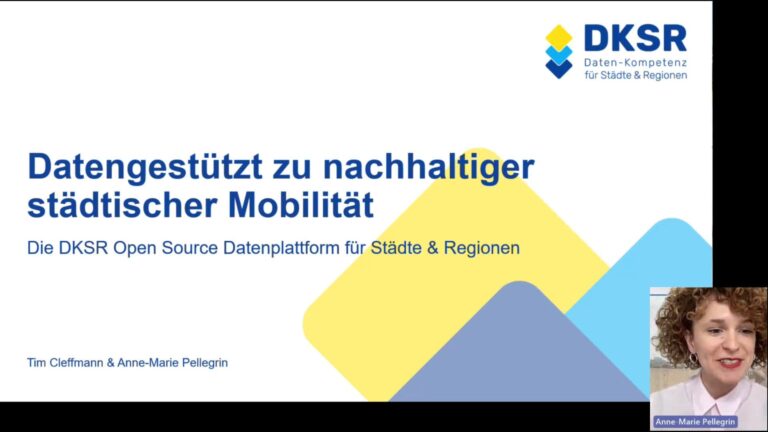 Datengetriebene Anwendungsfälle für eine nachhaltige städtische Mobilität