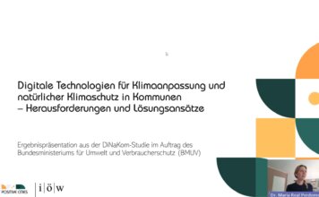 Digitale Technologien für Klimaanpassung und natürlicher Klimaschutz für Kommunen