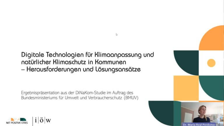 Digitale Technologien für Klimaanpassung und natürlicher Klimaschutz für Kommunen