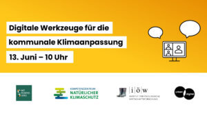 Digitale Werkzeuge kommunale Klimaanpassung