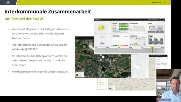 Innovative Technologie zur Schaffung eines kommunalen Lagebildes