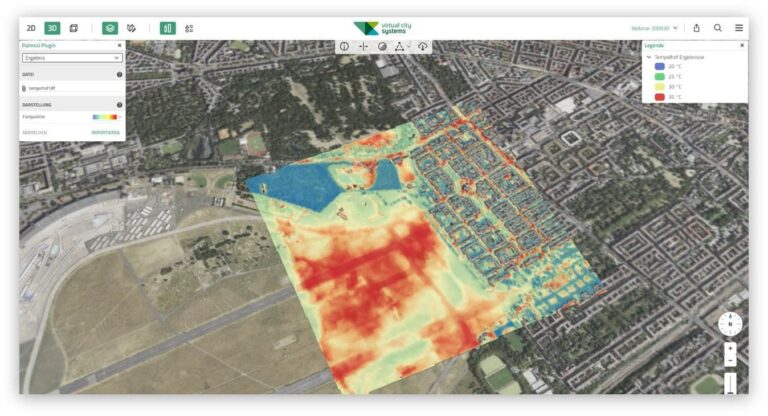 Stadtklima-Simulationen: 3D-Stadtmodelle und die Nutzung von Datenintegration und Visualisierung im Forschungsprojekt BUOLUS