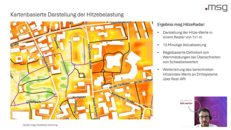 Reallabor Ismaning: Hitzeschutzmaßnahmen durch Messwerte und synthetische Daten