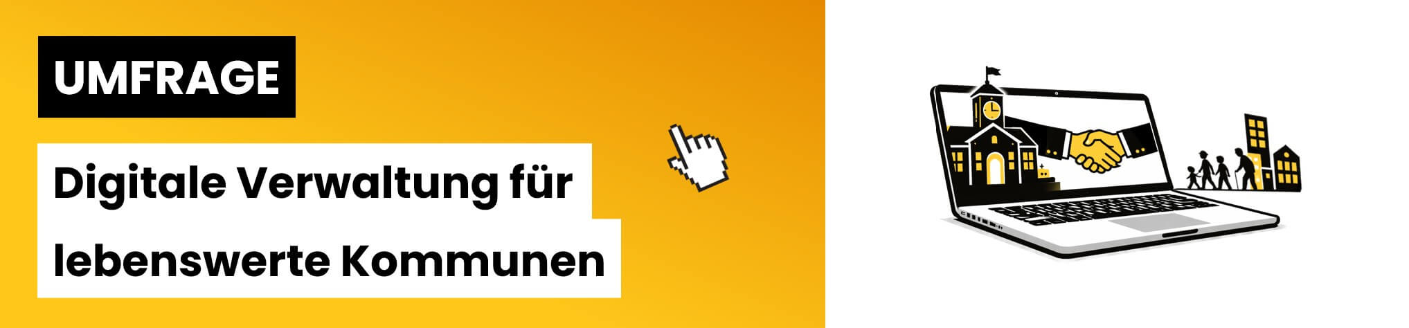 Umfrage „Digitale Verwaltung für die lebenswerte Kommunen“