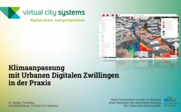 Klimaanpassung mit Urban Digitalen Zwillingen in der Praxis – Beitrag von Virtual City Systems