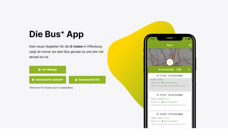 Bus+ App – Die Rolle von Live-Daten in der nachhaltigen Mobilität