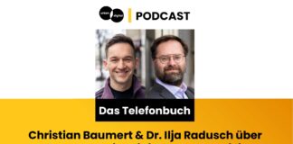 Vom Telefonbuch in den digitalen Zwilling: Christian Baumert und Dr. Ilja Radusch im Gespräch