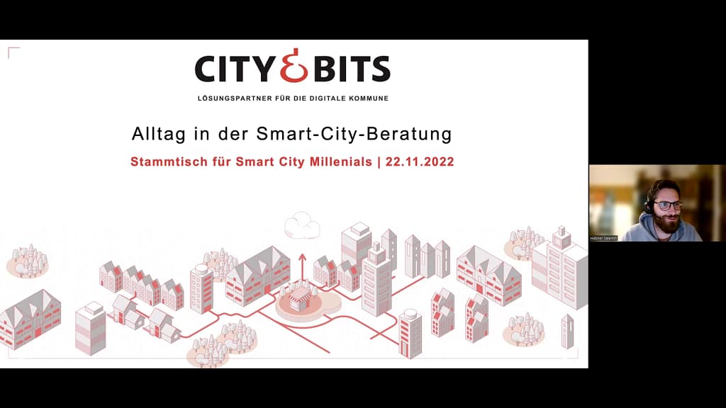 Valentin Hübner berichtet aus seinem Alltag als Kommunalberater für Smart Cities / Regions