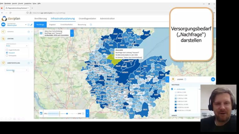 daviplan – Datentool für die regionale Daseinsvorsorgeplanung