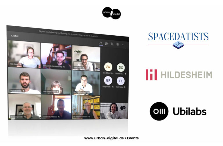 Digitale Stadtplanung und Beteiligung mit Spacedatists, Stadt Hildesheim und Ubilabs