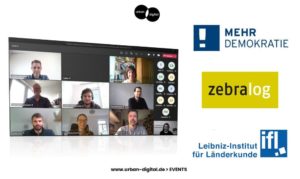 Digitale Stadtplanung und Beteiligung mit Zebralog, Mehr Demokratie und Leibniz-Institut für Länderkunde