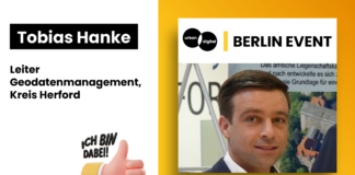 Ein digitaler Zwilling für Kreis und Kommunen: Tobias Hanke über Geodaten ohne Insellösungen Tobias Hanke, Leiter Geodatenmanagement Kreis Herford, Interview zum digitalen Zwilling