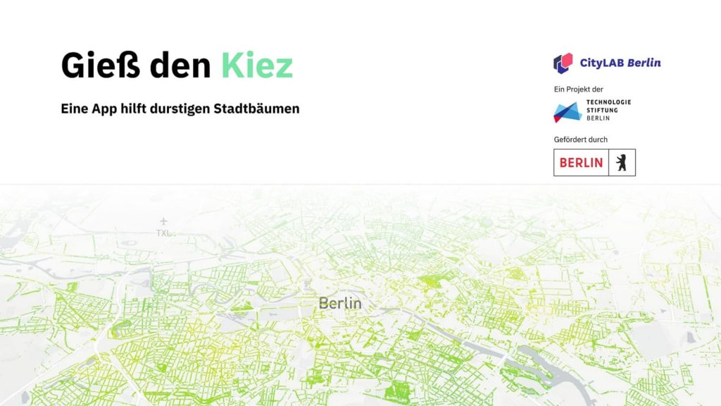 Gieß den Kiez – Eine App hilft durstigen Stadtbäumen