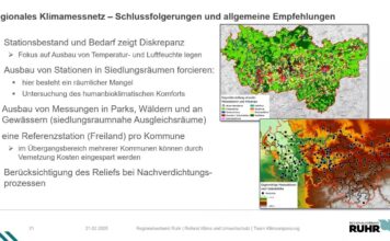 Aufbau eines regionalen Klimamessnetzes im Ruhrgebiet