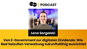 Lena Sargalski, Chief Digital Officer der Stadt Bad Salzuflen, im Urban Digital Podcast
