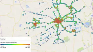 Modellhaftes LoRaWAN-Funknetz der Stadt Delbrück