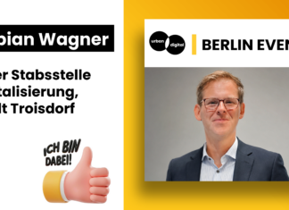 Warum Troisdorf ein Smart-City-Maskottchen hat: smarTa im Gespräch mit Fabian Wagner Fabian Wagner, Leiter Stabsstelle Digitalisierung Troisdorf, zum Maskottchen smarTa, Artikelbild Netzwerktreffen Berlin