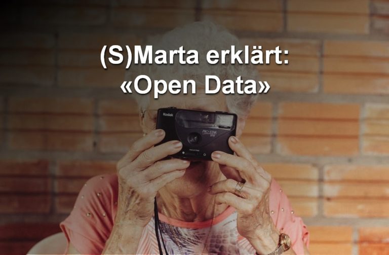 Open Data erklärt von Oma (S)marta von Smart Regio Basel