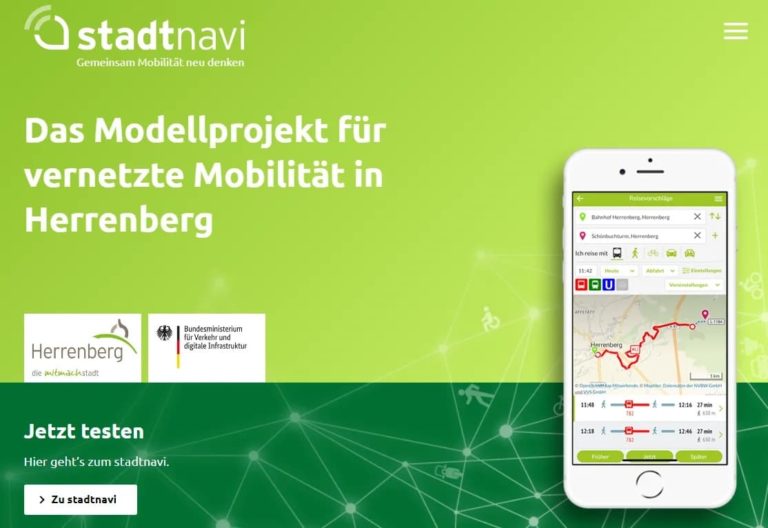 Stadtnavi vorgestellt – Kommunale Mobilität multimodal, nutzerfreundlich und ganzheitlich gedacht