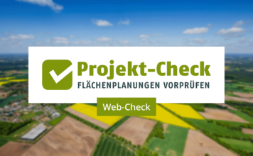 Online-Vorprüfung von Flächenplanungen: Das Planungswerkzeug Web-Check