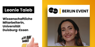 Was bringt Digitalisierungsrendite? Leonie Taieb über Wirkungsmessung in der digitalen Stadt Leonie Taieb, wissenschaftliche Mitarbeiterin der Universität Duisburg-Essen, beim Urban Digital Netzwerktreffen in Berlin
