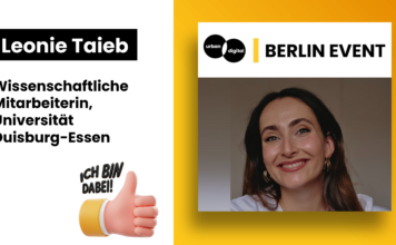 Was bringt Digitalisierungsrendite? Leonie Taieb über Wirkungsmessung in der digitalen Stadt Leonie Taieb, wissenschaftliche Mitarbeiterin der Universität Duisburg-Essen, beim Urban Digital Netzwerktreffen in Berlin